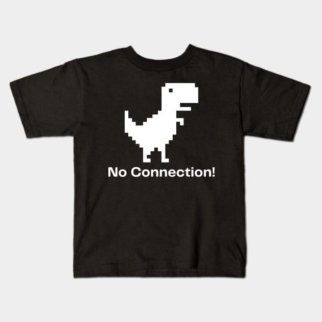 NO CONNECTION Kids T-Shirt by irvtolles